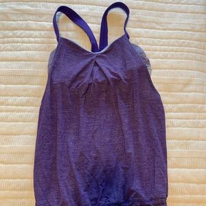 Lululemon purple athletic tank